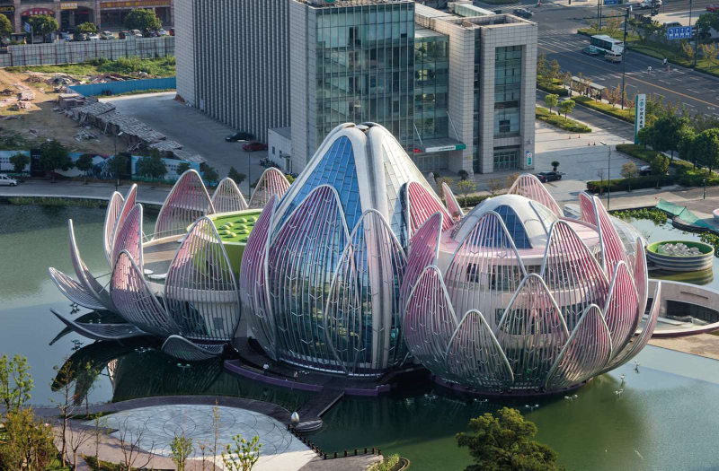 Illustration for article titled Flower-Shaped Buildings Turn Cities Into Artificial Gardens